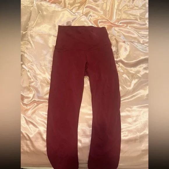 Lululemon Align HR leggings 28” Red Merlot - Picture 3 of 7
